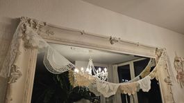 Wimpelkette Wimpel Spitze Hochzeit Girlande Shabby Chic