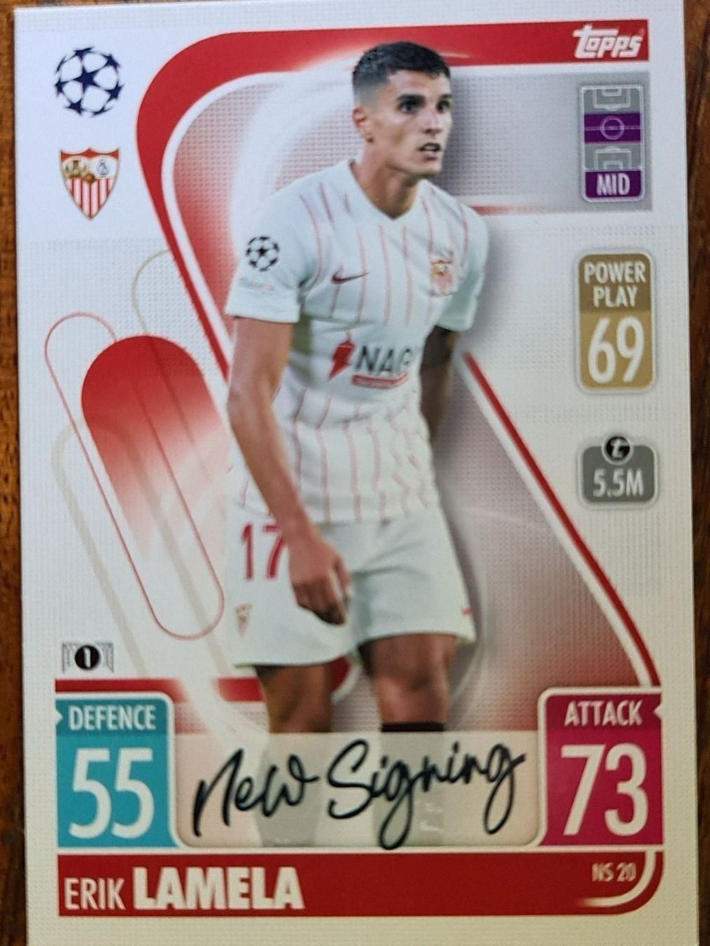Topps Carte collezionabili: Topps Match Attax NS 20 – Usato da Dintikon venduto da Prime-shop