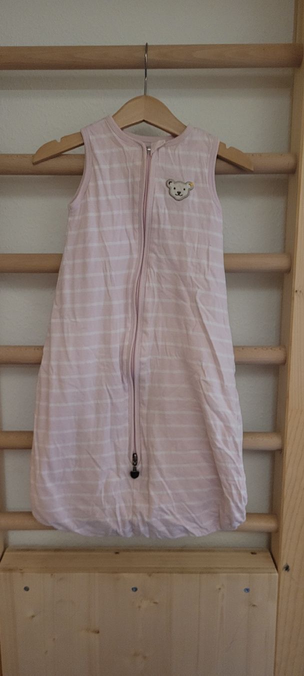 Sacchi a pelo: Steiff Schlafsack rosa gestreift, Gr. 70 cm – Usato da Winterthur venduto da furrerlu