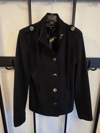 Veste La Fée Maraboutée noire taille 36 avec ceinture 