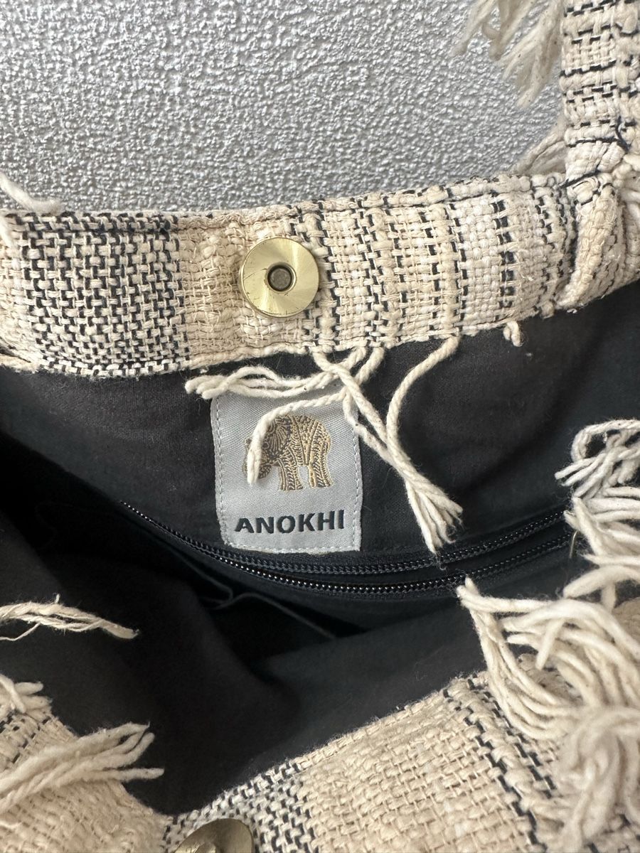 Borse da donna: Anokhi Sommer Tasche, beige mit Fransen – Usato da Freienbach venduto da SandraN. 3