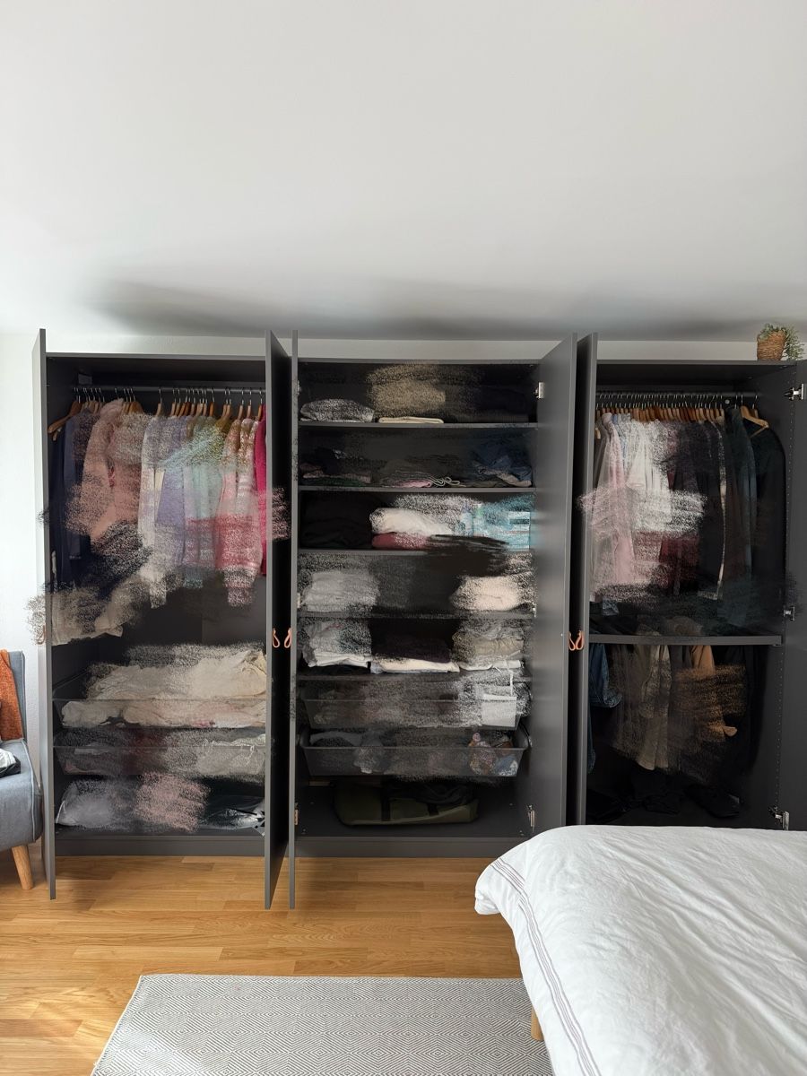 Ikea Porte manteau: IKEA PAX Kleiderschrank grau – D'occasion à Wädenswil par eli_dcd6 2