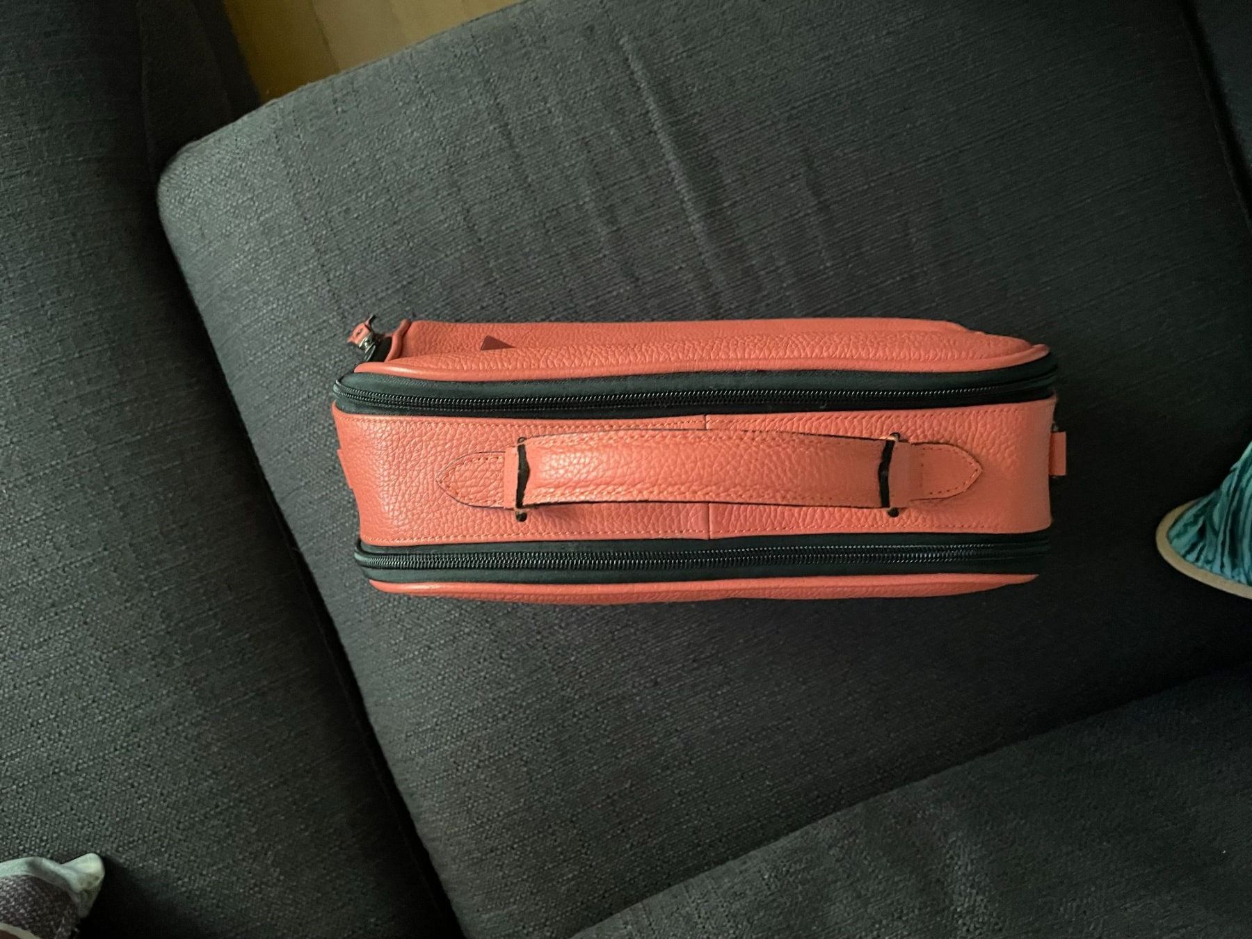 Taschen für Damen: Borsa color salmone con tracolla nuova – Neu (gemäss Beschreibung) aus Meilen von val_tsv8 2
