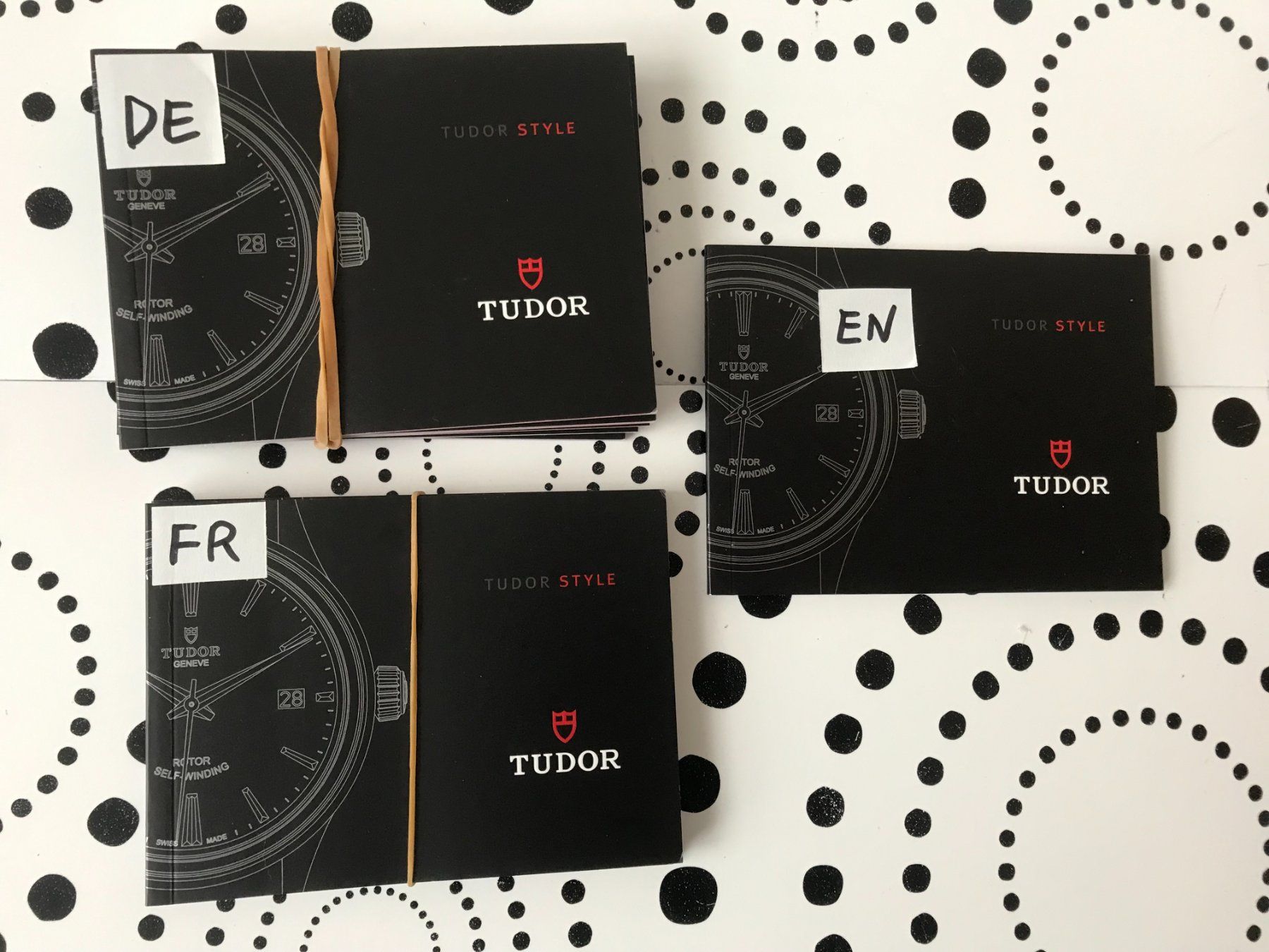 Tudor Documenti: 1x TUDOR  - OPERATING INSTRUCTIONS - 1 PIECE A CHOIX ! – Nuovo (secondo la descrizione) da Epalinges venduto da dream-watch 6