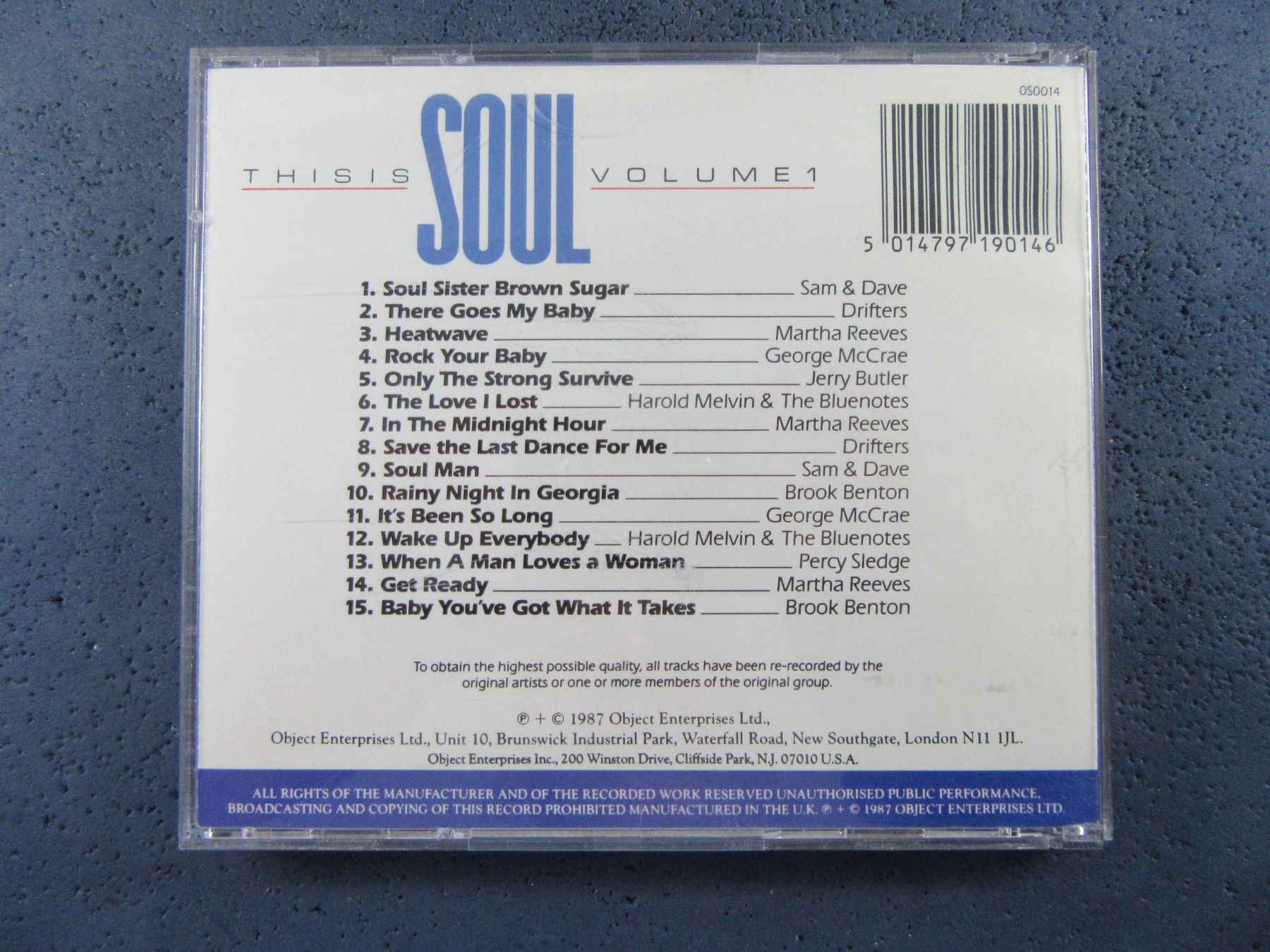 CDs: SOUL VOL1 CD – D'occasion à Ettingen par Hausi4711 1