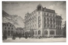 Engelberg (OW) Grand Hôtel - Blumen Früchte Laden - 1918