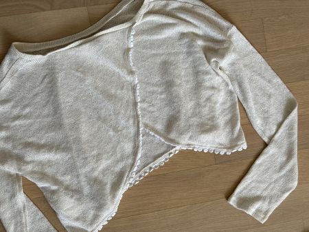 Damen Feinstrick Pulli bauchfrei, Gr. S