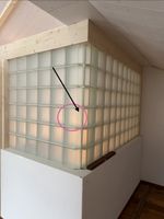 Glasbaustein Eckstein 190x190x80mm neu 10Stück