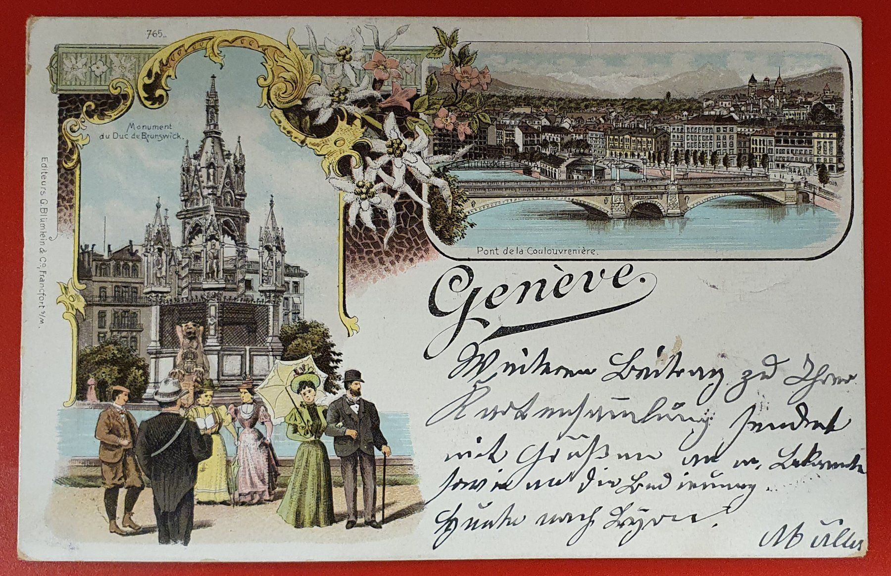 Cartoline postali: Genéve 1898 – Usato da Kreuzlingen venduto da Rschweiz1