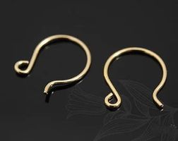 4 x Ohrhänger Sterling Silber vergoldet, 2 Paar