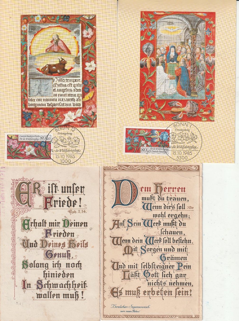 Cartes postales: 11 Religion - Textkarten – D'occasion à Lumbrein par made02 2