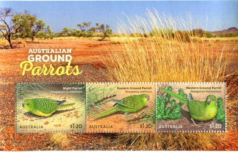 Alle Briefmarken: Block "Papageien". Australien – Neu und originalverpackt aus Basel von Butsch5
