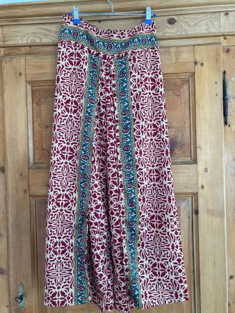 Blouse und Hose etnic style 70%Silk