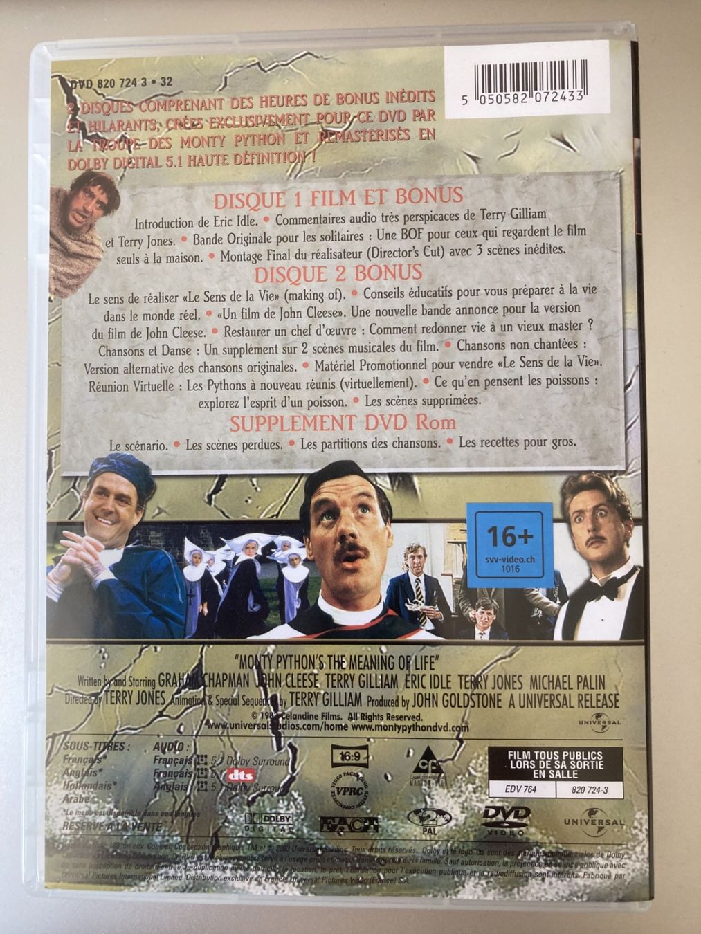 Tutti i DVDs: Monty Python Le sens de la vie – Usato da Neuchâtel venduto da Rougesky 1