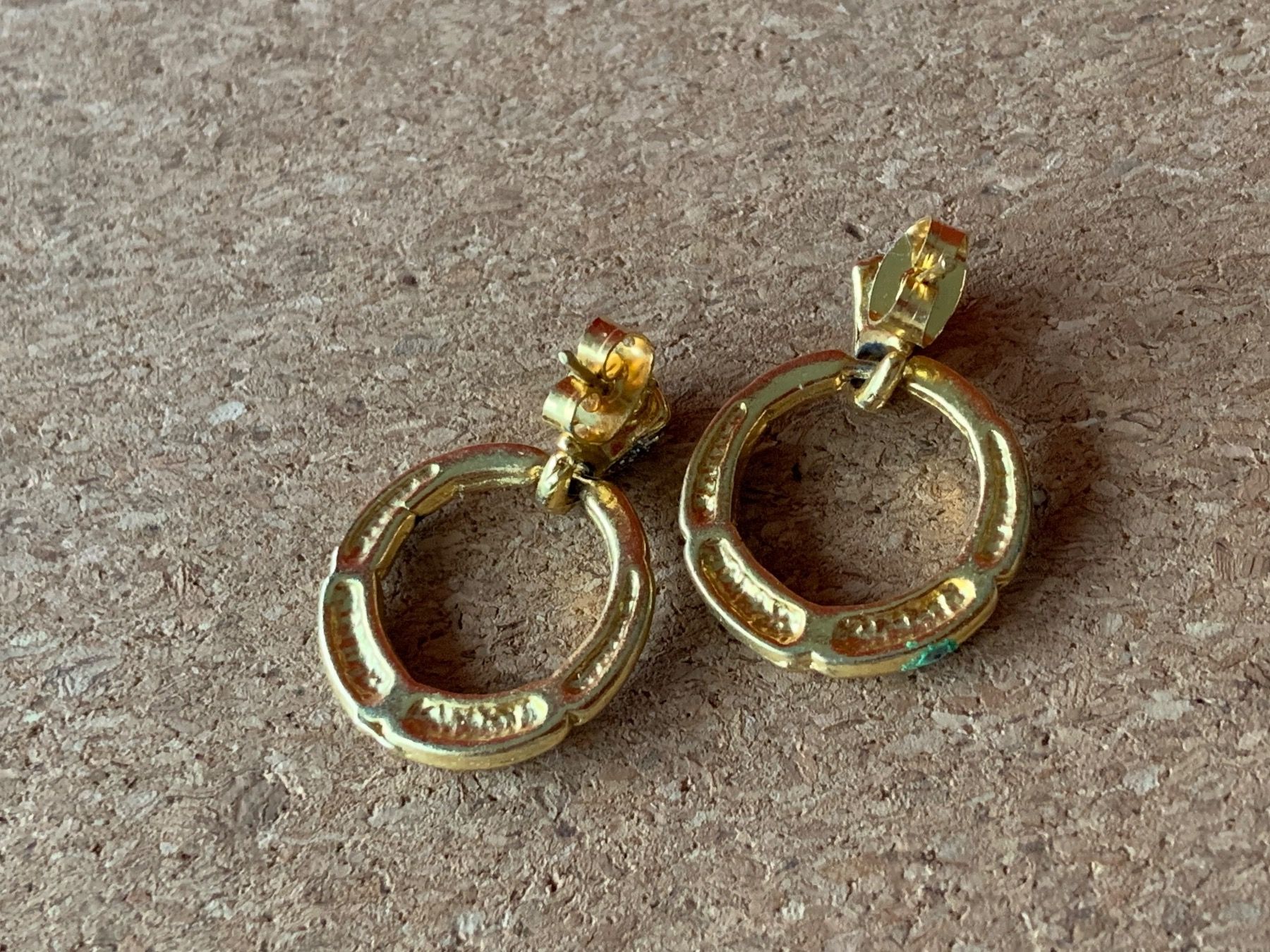 Boucles d'oreille: Ohrenplämper Fancy gold-glitzer-schwarz – Neuf (Voir description) à Dittingen par Bellevista 4