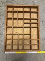 Holz Regal mit Fächern Vintage 44x34x5 cm guter Zustand