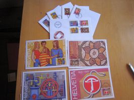 CH 1981 FDC Serie einzeln und Maximumkarten