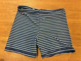 Badehose gestreift blau weiss Grösse 98/104 gebraucht