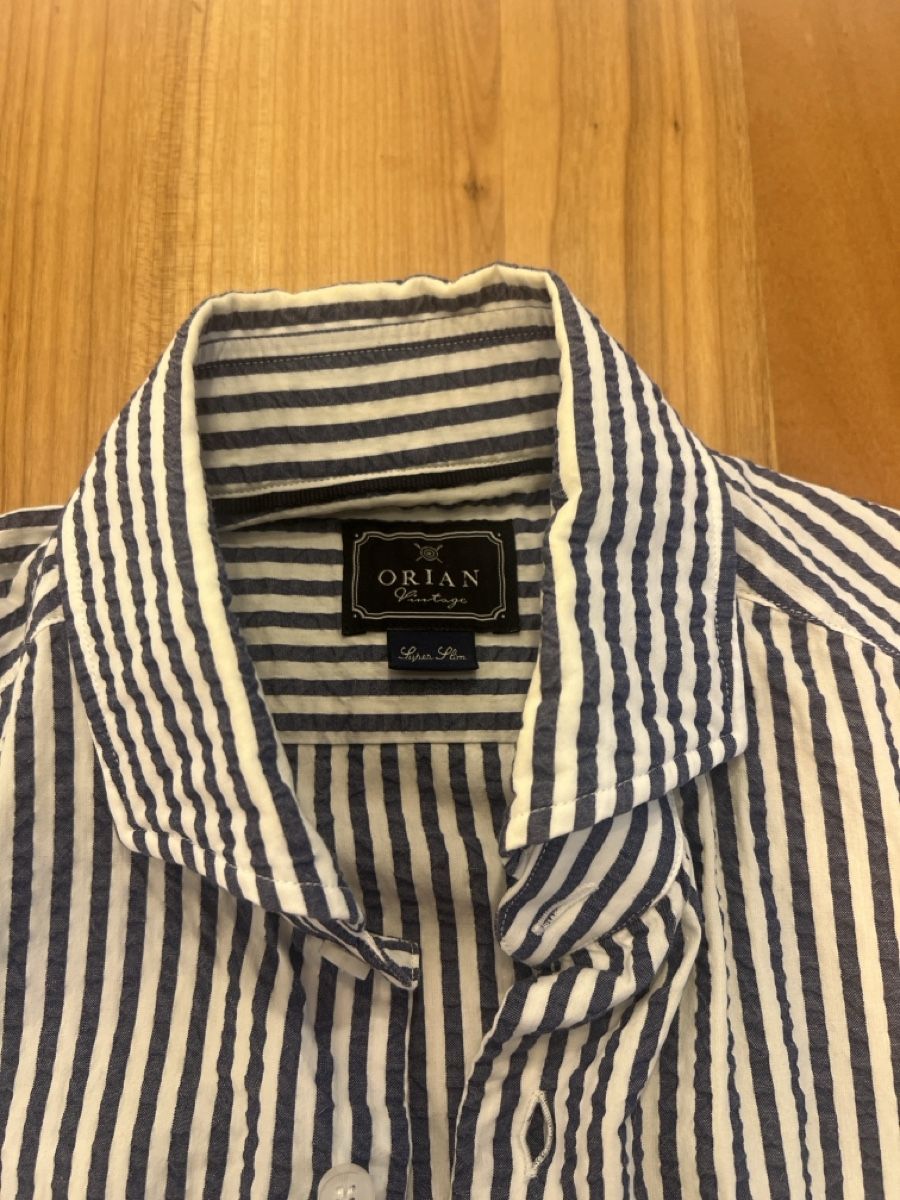 Camicie: ORIAN Vintage Kurzarmhemd Gr. 38/15 Super Slim – Usato da Luzern venduto da Leuchtenstadt23 1
