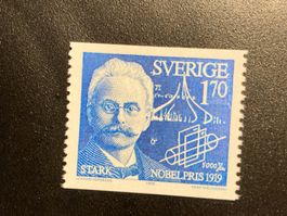 Schweden 1979 Nobelpreis Physik 1919 Johannes Stark postfr.