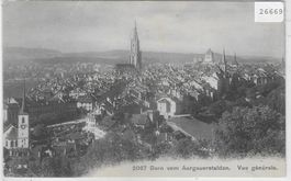 Bern vom Aargauerstalden - Vue generale