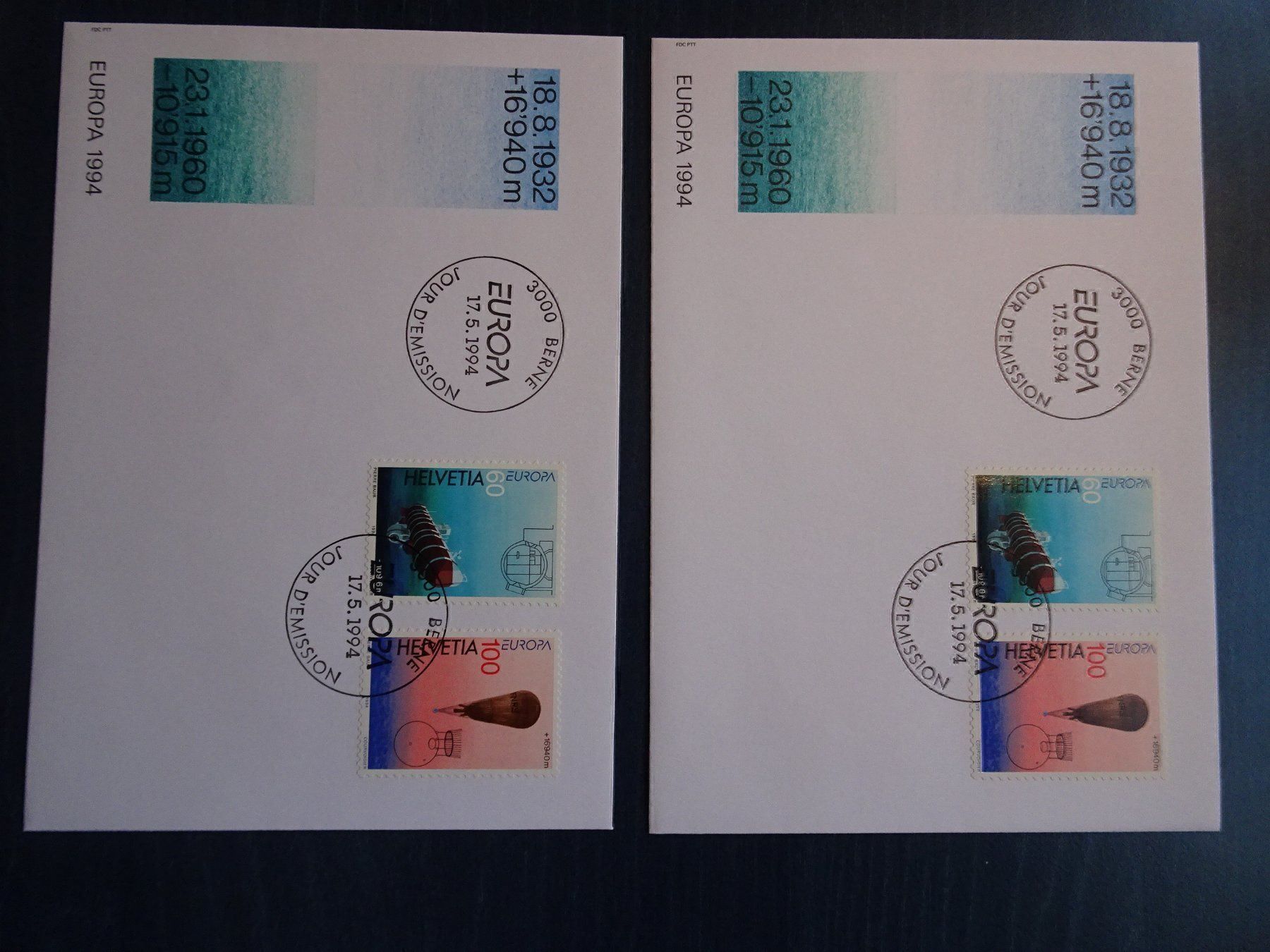 Tous les timbres: 1994 – Neuf (Voir description) à Aadorf par Chnorli-Furz