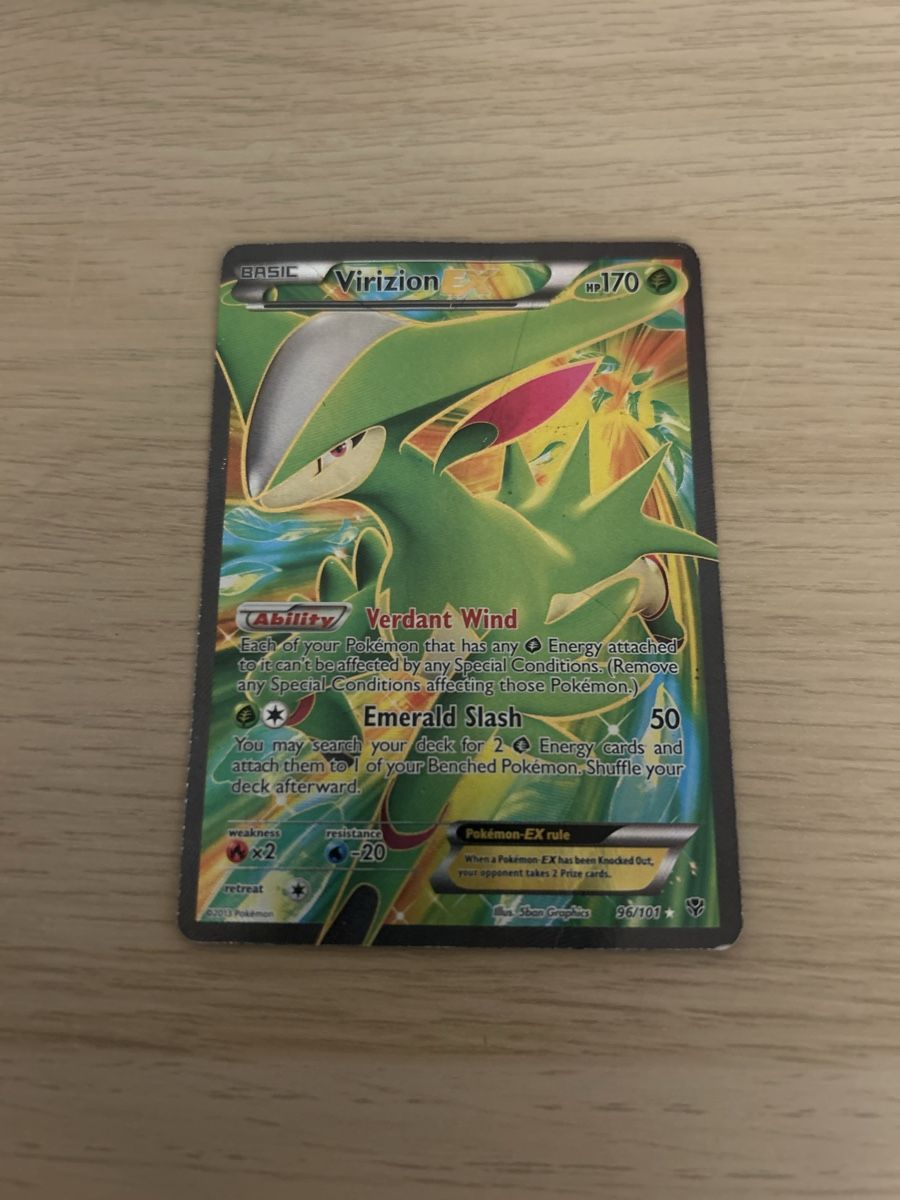 Pokémon Carte collezionabili: Virizion EX 96/101 – Usato da Lausanne venduto da POKEALE