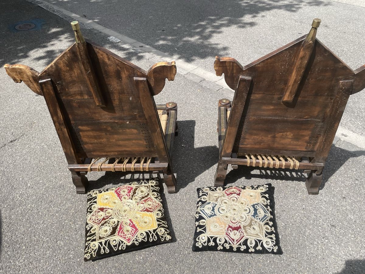 Sedie: Chaises indiennes du Radjasthan – Usato da Biel/Bienne venduto da Galaq 3