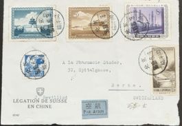 China 1956 - Luftpost nach Bern - Schweizer Gesandtschaft