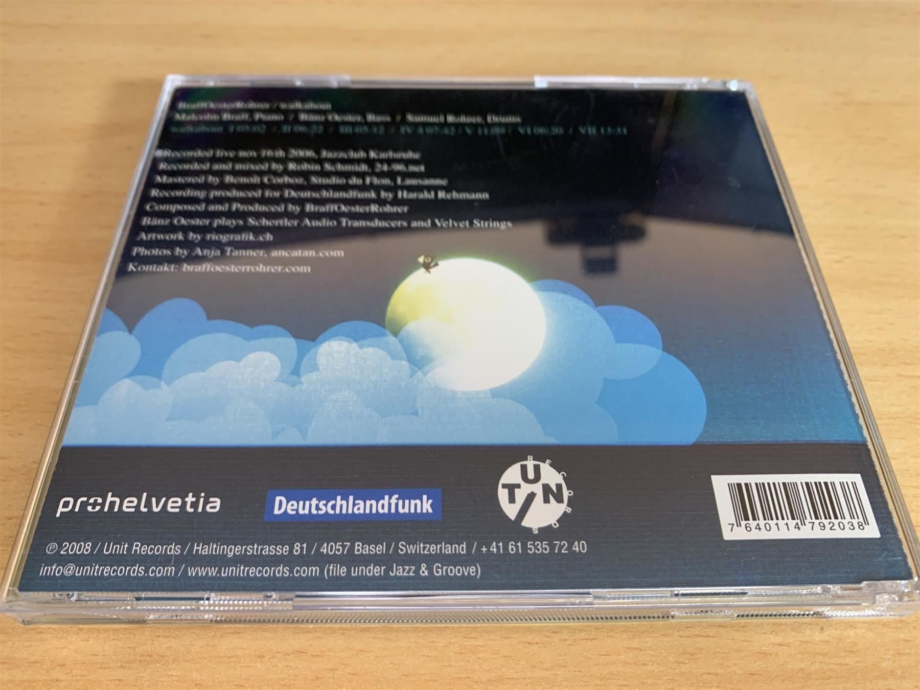 CD: BraffOesterRohrer – Walkabout – Usato da Rikon im Tösstal venduto da Alpenmutz 1