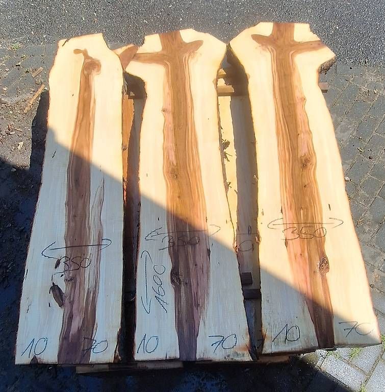 Articles en bois: Apfelholzbretter 70mm, 3 Stück, Nr. 10 – D'occasion à Waldkirch par bauprofi87