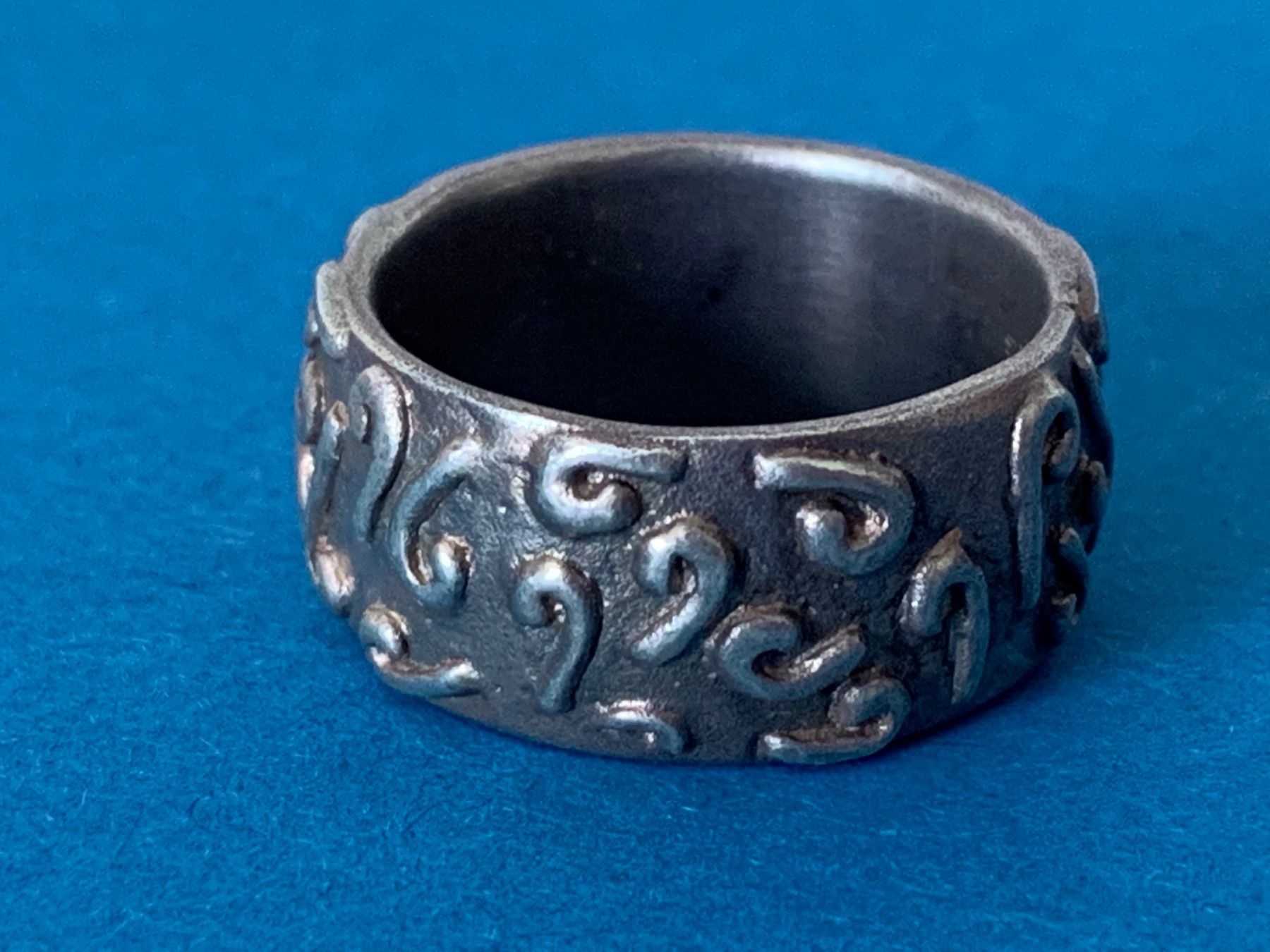 Ringe: Silberring bauchiger DESIGNERRING (60) – Gebraucht aus Dittingen von Bijoubelle 2