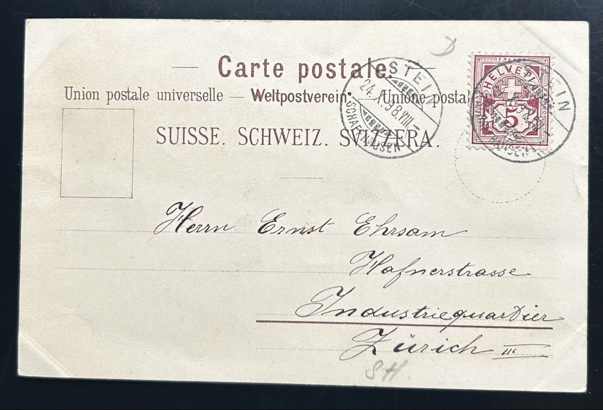 Cartoline postali: Gruss aus Stein am Rhein Litho  – Usato da Horw venduto da Tellbub 1