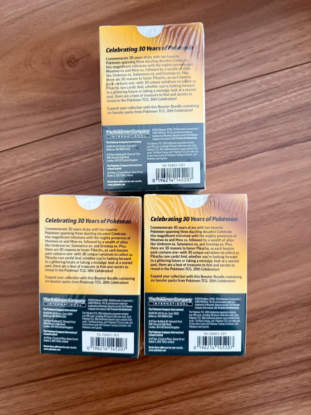 Pokémon Carte collezionabili: Pokemon - 30th collection 3x Booster Bundle - Englisch – Nuovo e nell'imballaggio originale da Dübendorf venduto da Imtsch 2
