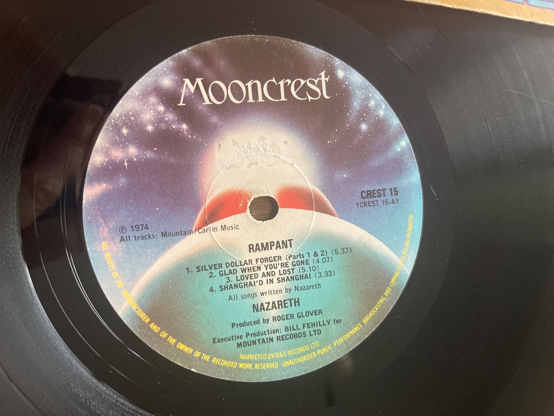 Dischi in vinile: A402/Nazareth - Rampant – Usato da Frutigen venduto da Philippe_jsp 2