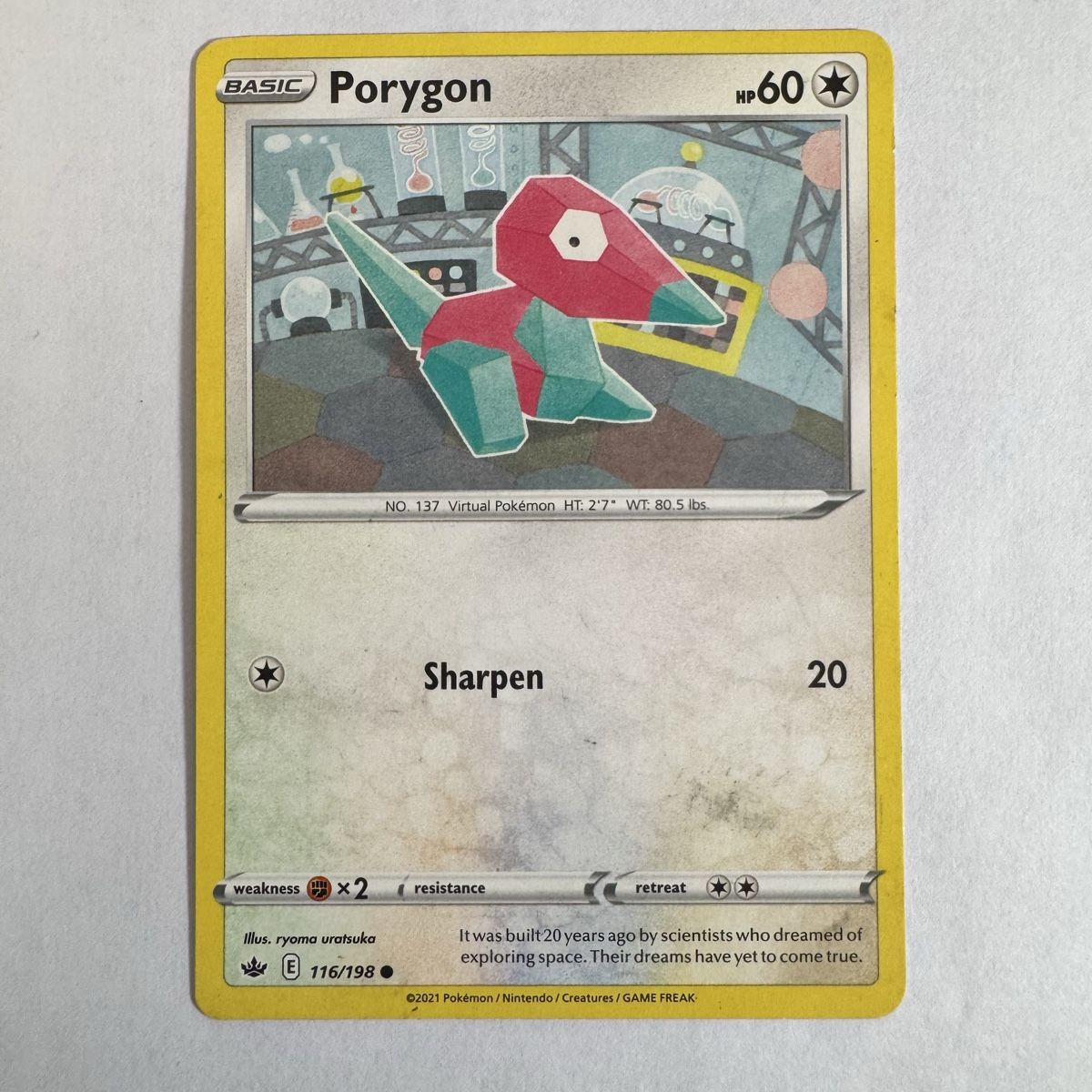 Pokémon Carte collezionabili: Pokémon Porygon - 116 / 198 - ENG – Nuovo (secondo la descrizione) da Staad SG venduto da miaCards
