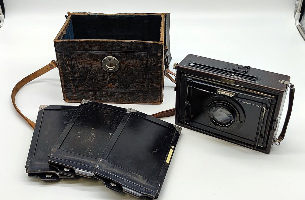 Appareil Photo Zeiss Ikon Nettel Deckrullo Tropical - 9x12 - Ancien - Fonctionnel
