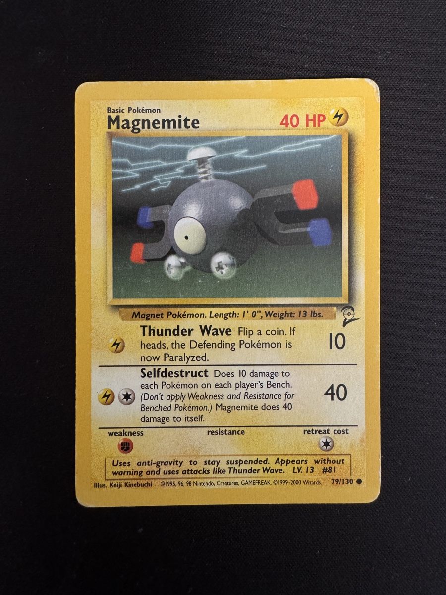 Pokémon Carte collezionabili: Pokemon Magnemite / 79/130 / Base set 2 – Usato da Bern venduto da snikajot