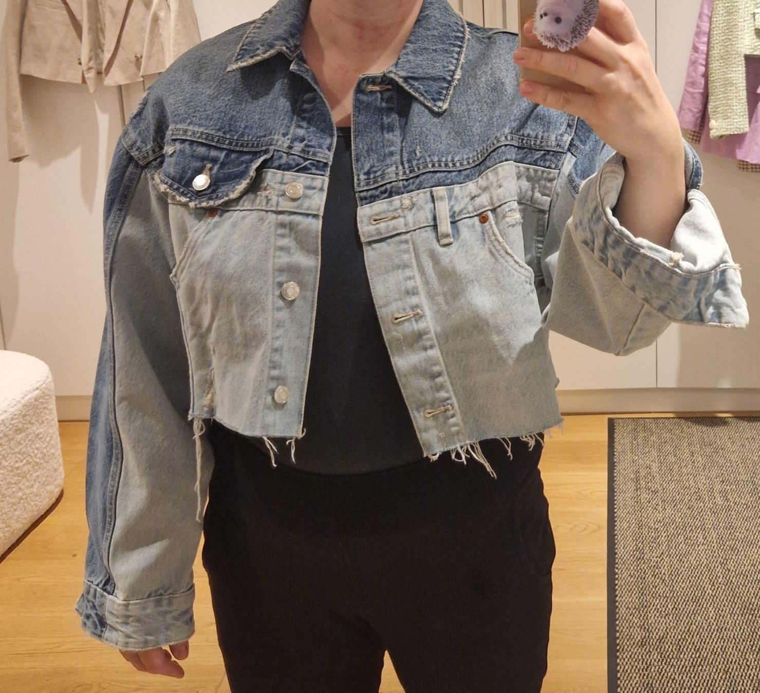 Zara Giacche: Zara Jacke Crop Denim Gr. M – Usato da Erlinsbach SO venduto da ULIKH