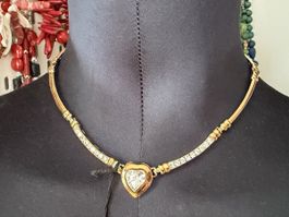 Vintage Halskette Luxus Modeschmuck  