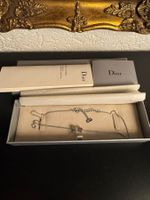 Christian Dior CD Halskette mit Box Silber