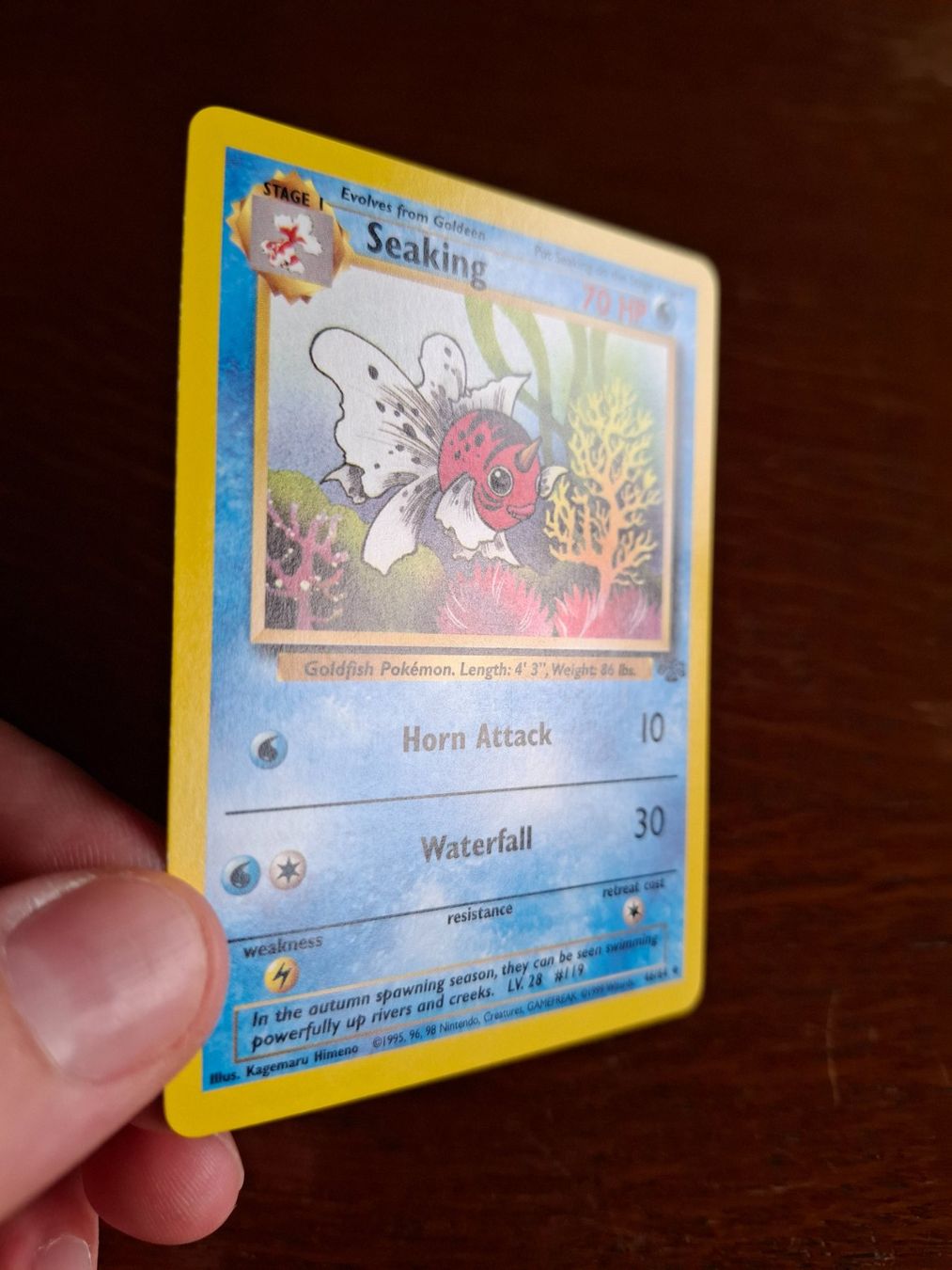 Pokémon Sammelbilder & Trading cards: Pokemon Seaking Jungle Set 46/64 – Gebraucht aus Giornico von ale_lc8k 2