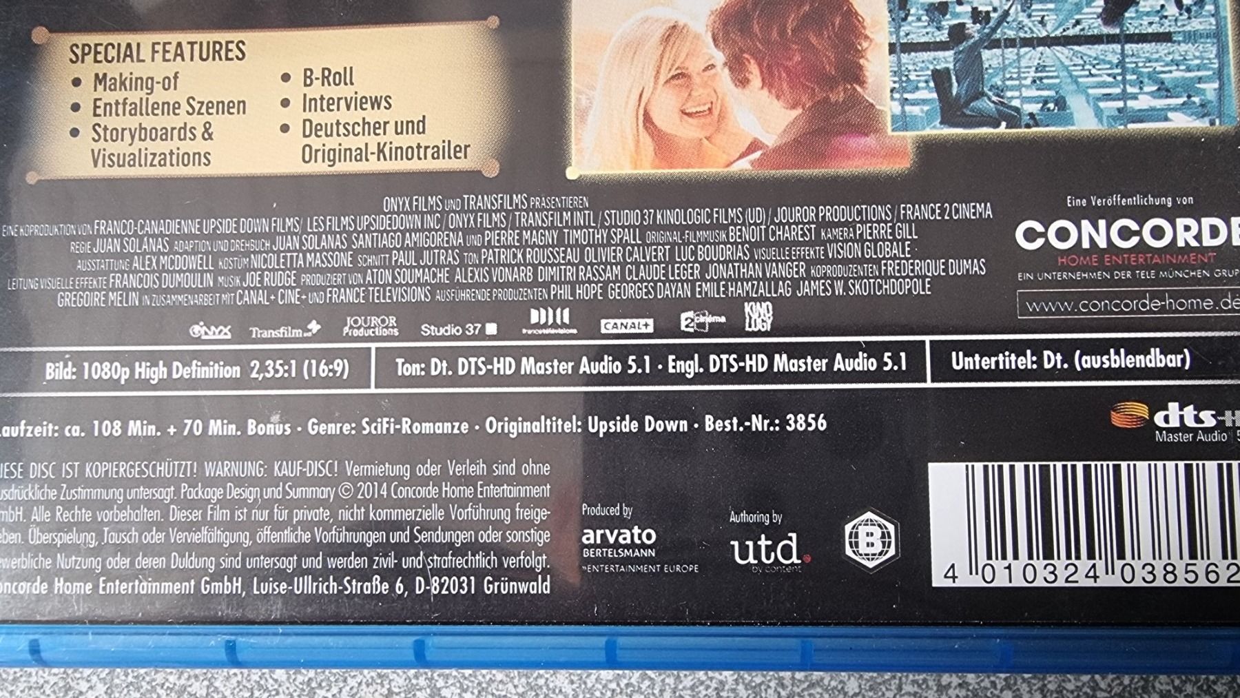 Tutti i DVDs: Blu Ray - Upside Down / Kerstin Dunst – Usato da Oetwil am See venduto da fineli2 1