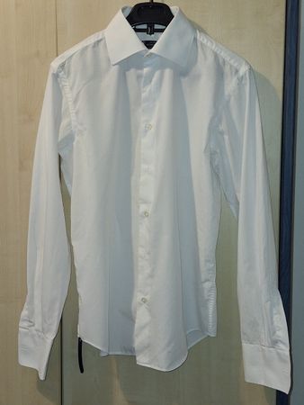 Herrenhemd weiss Slim Fit Grösse 15 1/2 neu