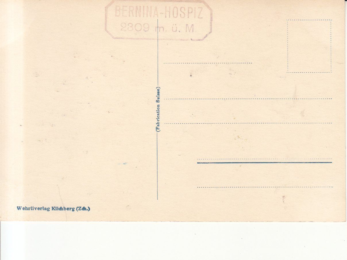 Cartoline postali: Alp Grüm Belvedere ca. 1925 – Usato da Bürglen TG venduto da StampGraf 1