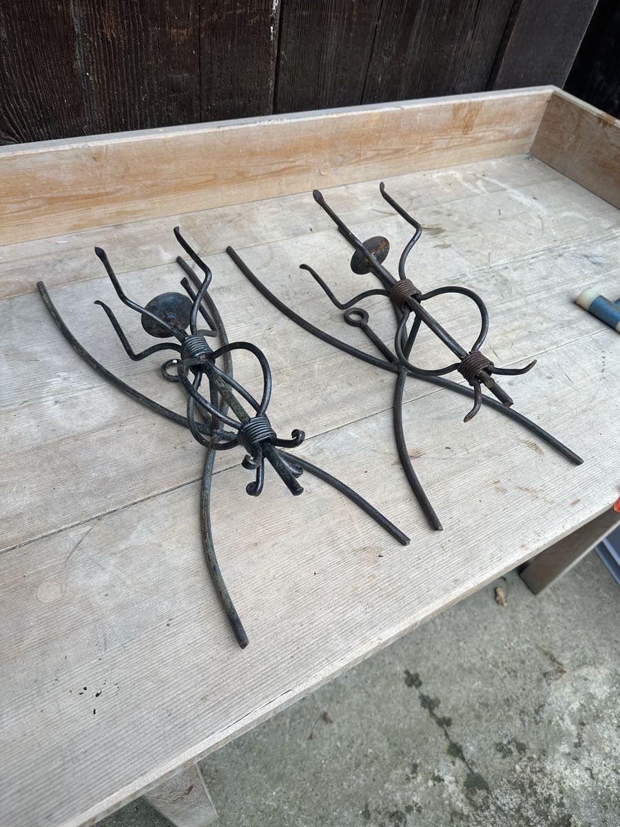 Tutte le decorazioni: 2 Wandkerzenhalter "Spinne" – Usato da Villmergen venduto da Bezdupe 1