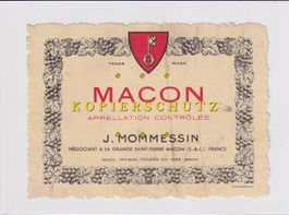 Etikette für Wein - Mâcon /bd