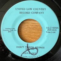 Edna Dee - Don't Throw Stones / 1. US-Press. 1970