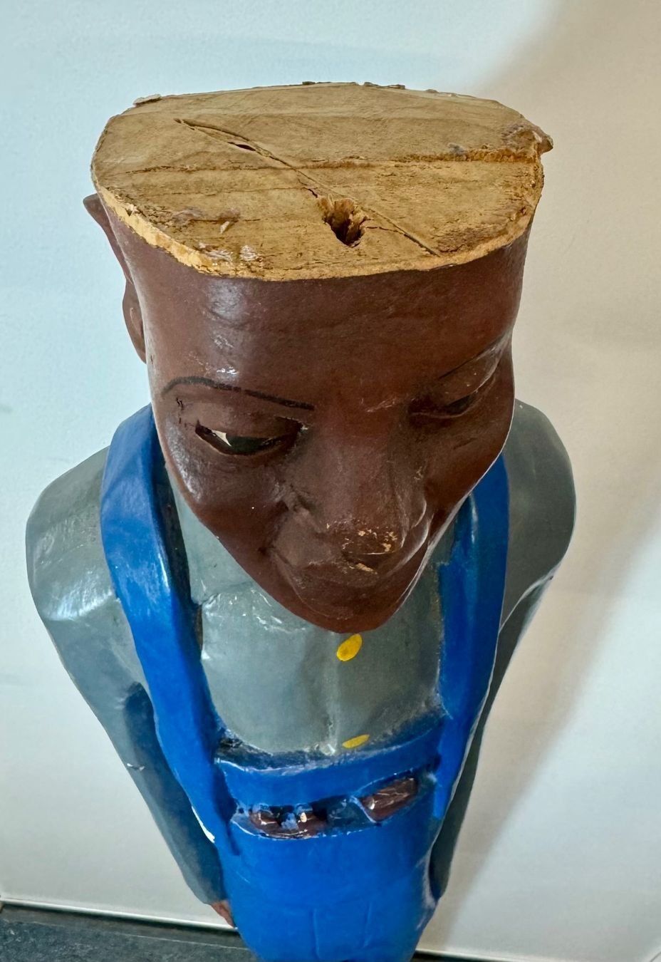 Figuren: Kolonialfigur Statue, Figur, 180cm Boulé Mann, Holzfigur – Gebraucht aus Affoltern am Albis von Birdy8910 5