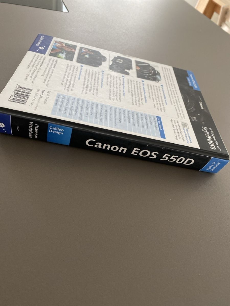 Libri: Handbuch Canon EOS 550D Galileo Design Deutsch – Usato da Oberhasli venduto da Nostradamus01 2